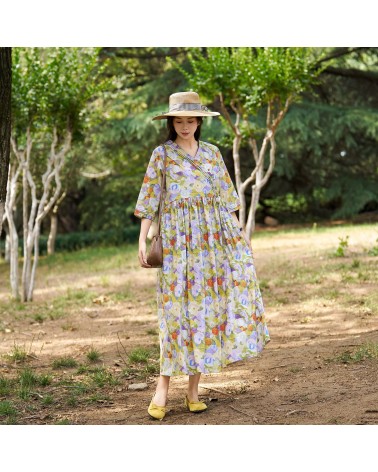 Gentle floral dress