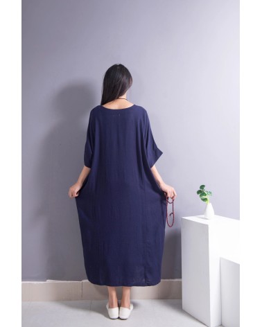 Navy blue dress