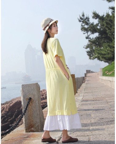 Mustard Yellow Shirt Dress